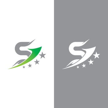 Business corporate S letter logo vector