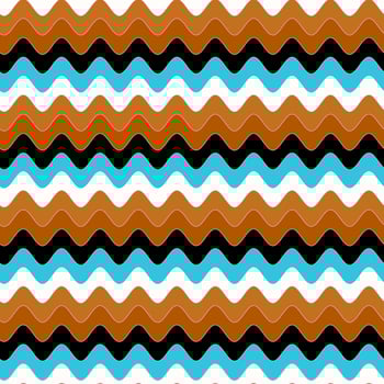 repeating multicolored chevron waves vector seamless pattern