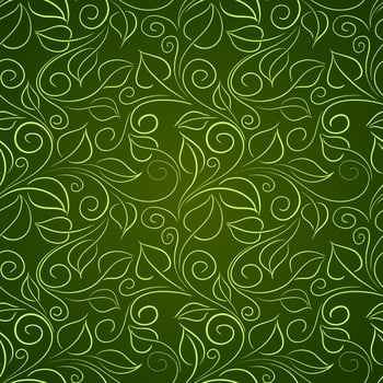 Abstract seamless floral wavy pattern, background, texture. High quality photo vector