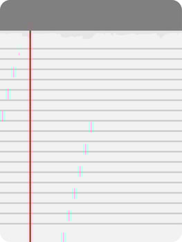 notepad, notebook vector flat icon,
