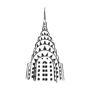 new york city vector sketch