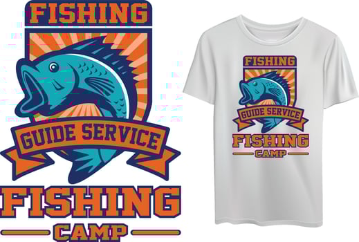 Fishing t Shirt quotes Design vector illustration