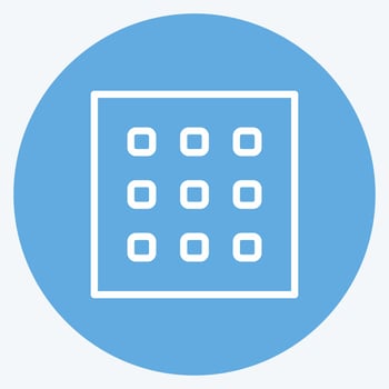 Icon Texture. suitable for Photo Editing symbol. blue eyes style. simple design editable. design template vector. simple symbol illustration vector