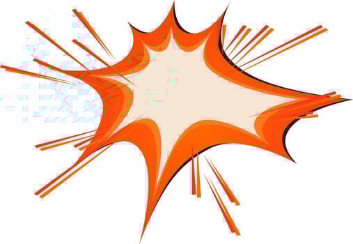 effect vector depicting a boom explosion
