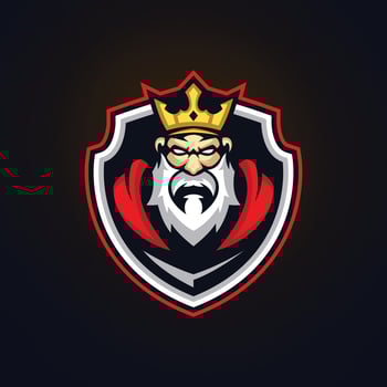 King Esports Logo Templates vector