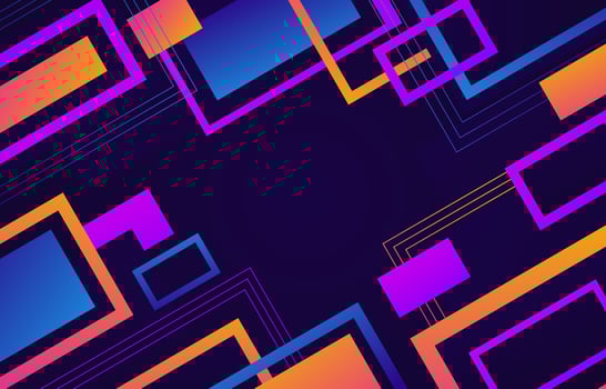 Abstract Rectangle with Gradient vector