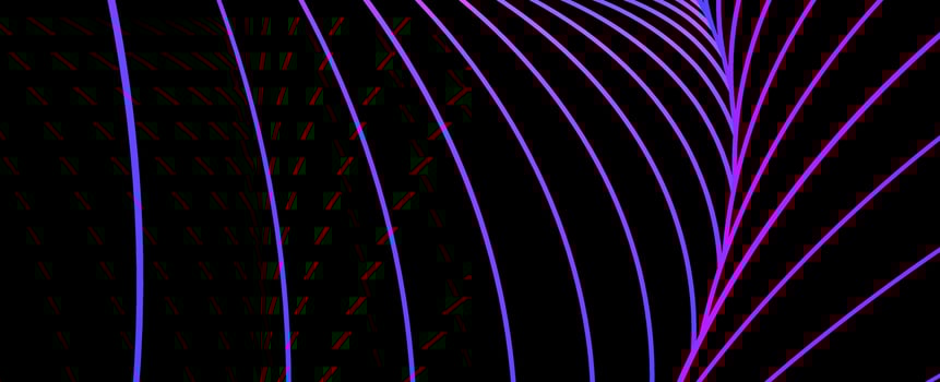 Abstract geometric wavy gradient lines illustration banner pattern background vector