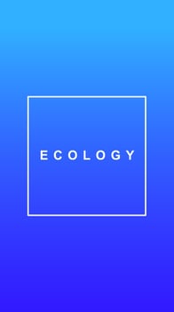 Ecology social media story duotone template. Gradient ultramarine advertising web banner with text, promotion content layout. Modern vibrant mobile app design. Blending blue color with frame mockup vector