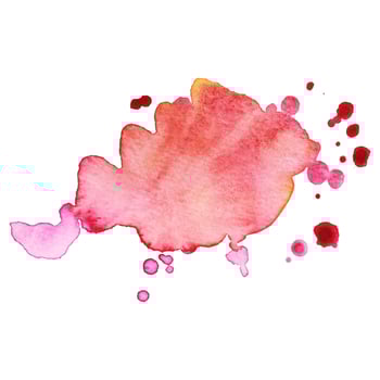 Watercolor brush paint paper texture vector isolated splash on white background for banner, poster, wallpaper.