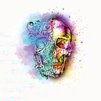 water color t shirt design vector