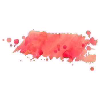 Abstract isolated colorful vector watercolor stain. Grunge element for paper design