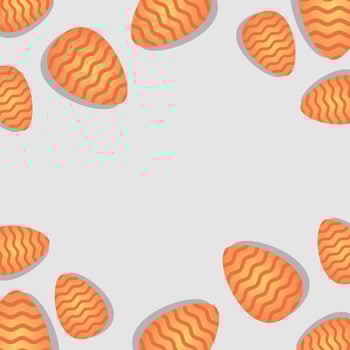 egg pattern for print or banner background vector