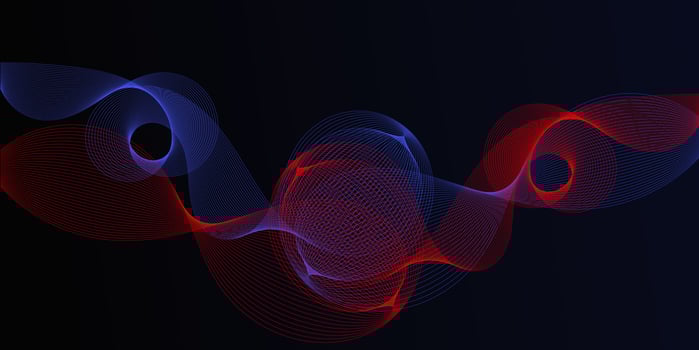 abstract wavy line background vector