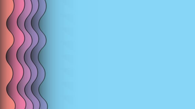 Colorful Abstract wavy background free vector