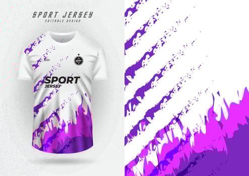 mockup background for sports jersey  purple side stripes vector