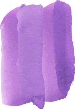 Purple color watercolor stains vector