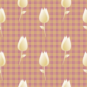 Seamless gingham Pattern. Vector illustrations. Texture from squares or rhombus for - tablecloths, blanket, plaid, cloths, shirts, textiles, dresses, paper, posters.