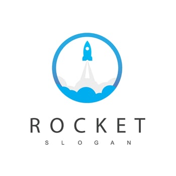 Rocket Launch, Travel And Startup Logo vector