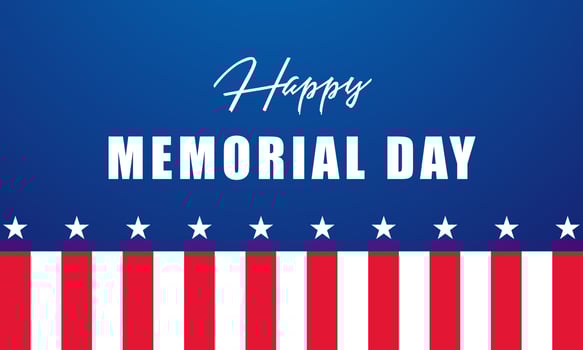 Memorial Day Background Design. Vector Illustration.