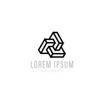Vector logo design template for business. Technology innovation sign.