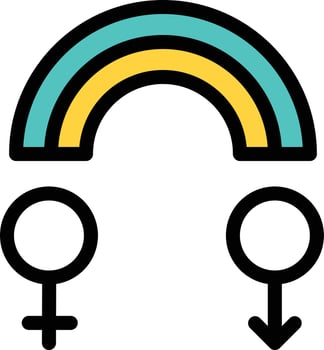 gender vector illustration on a background.Premium quality symbols.vector icons for concept and graphic design.