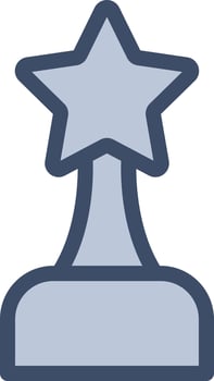 award vector illustration on a background.Premium quality symbols.vector icons for concept and graphic design.