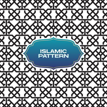 seamless islamic arabic geometric pattern vector art