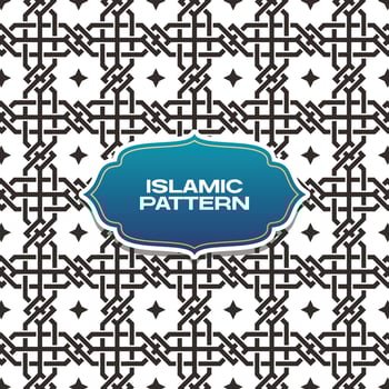 seamless islamic arabic geometric pattern vector art