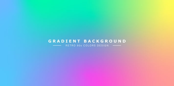 abstract colorful background, gradient retro 90s concepts color, applicable for website banner, poster and sign social media template, overlay picture element color, vivid blur image, wallpaper smooth vector