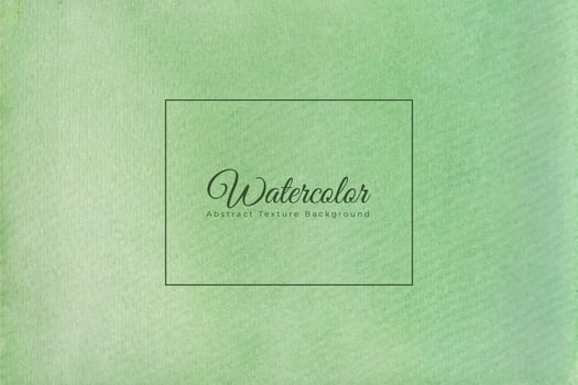 Soft green abstract watercolor background vector