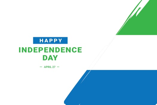Sierra Leone Independence Day vector