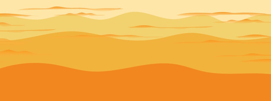 Beauty Landscape Sky Illustration Vector Banner Background