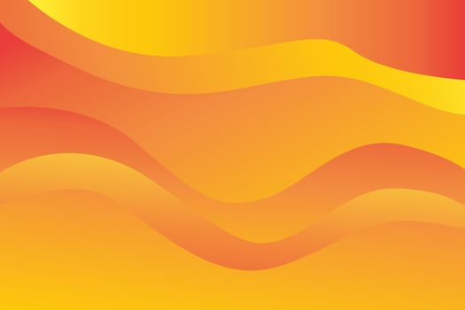 abstract orange wave background vector