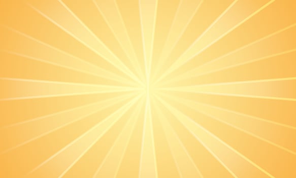 Beautiful Yellow Sunrays Background vector