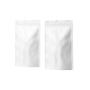 Blank pouch package for presentation design. Blank pouch 3d render png