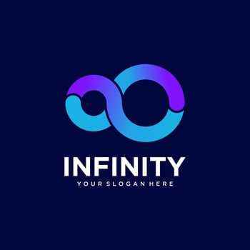 Creative Infinity Logo Design Vector Template