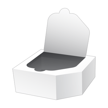 3D packaging box mockup png