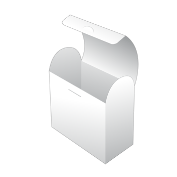 3D packaging box mockup png