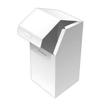 3D packaging box mockup png
