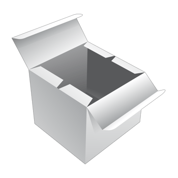 3D packaging box mockup png