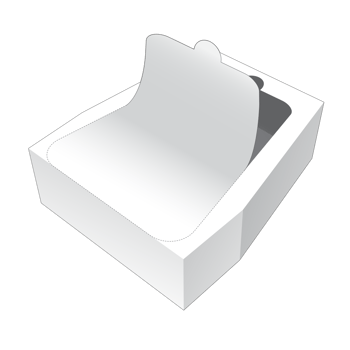 3D packaging box mockup png