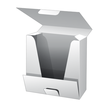 3D packaging box mockup png