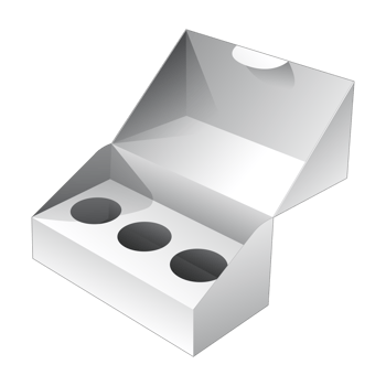 3D packaging box mockup png