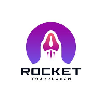 Rocket Logo Icon Vector Template