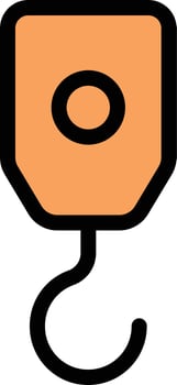 crane hook vector illustration on a background.Premium quality symbols.vector icons for concept and graphic design.