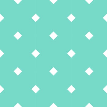 Seamless background with small white square pattern on green background. vector