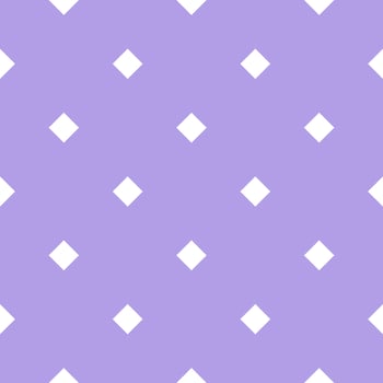 Seamless background with small white squares pattern on purple background. vector