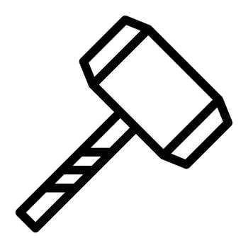 hammer vector illustration on a background.Premium quality symbols.vector icons for concept and graphic design.