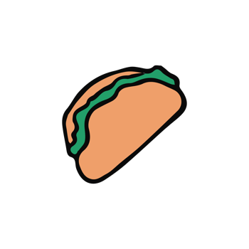 fast food icon. simple colored png fast food icon