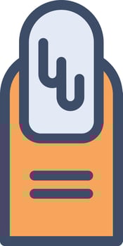 nail polish vector illustration on a background.Premium quality symbols.vector icons for concept and graphic design.